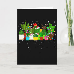 Funny Cactus Christmas Tree  Card