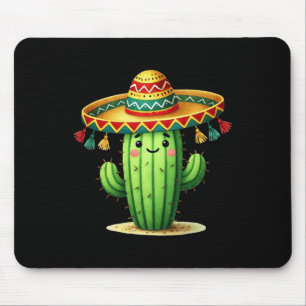 Funny Cactus Cinco De Mayo Boys Toddler Kids Mexic Mouse Mat