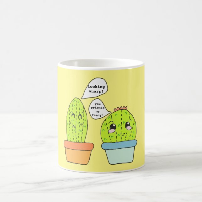 Funny cactus coffee mug (Center)
