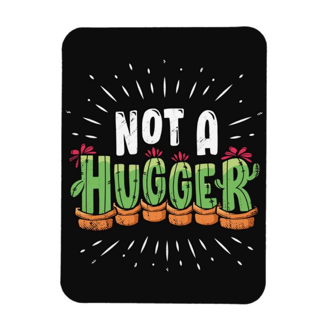 Funny Cactus Magnet (Vertical)