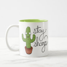 Funny Cactus Stay Sharp Coffee Mug