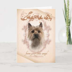 Funny Cairn Terrier Mother's Day Card