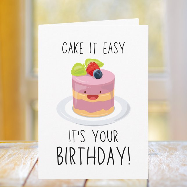 Funny Cake Birthday  Card (Creator Uploaded)