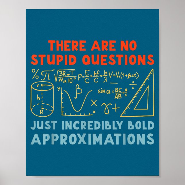 Funny Calculus Teacher Math Lover Mathematics Sarc Poster (Front)