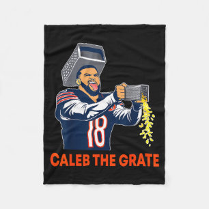 Funny Caleb Grate Game Day Football Fleece Blanket
