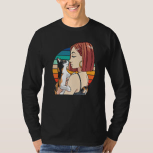 Funny Calico Cat Mum Cute Pet Kitten Cat Lady Vint T-Shirt