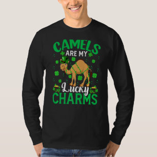 Funny Camels Are My Lucky Charms Camel St Patrick T-Shirt