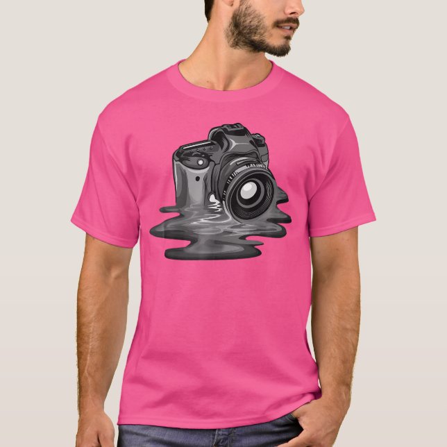 Funny Camera Gift For Photographers Men Women Phot T-Shirt (Front)