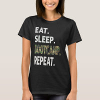 Funny Camo Eat Sleep BootCamp Repeat Camouflage Gr