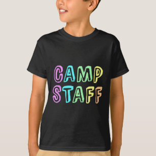 Funny Camp Staff Kids Campground Crew Counsellor D T-Shirt