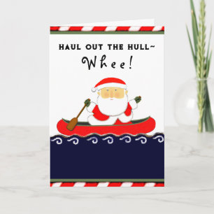 Funny Camper Christmas Holiday Card