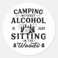 Funny camper slogan camping drinking sayings
