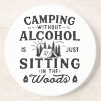 Funny camper slogan camping drinking sayings