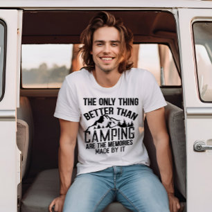 Funny camper slogan summer camping quotes T-Shirt