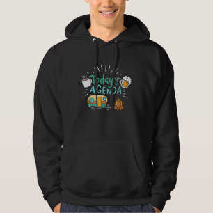 Funny Campfire Motorhome Rv Pilot Camping Road Tri Hoodie