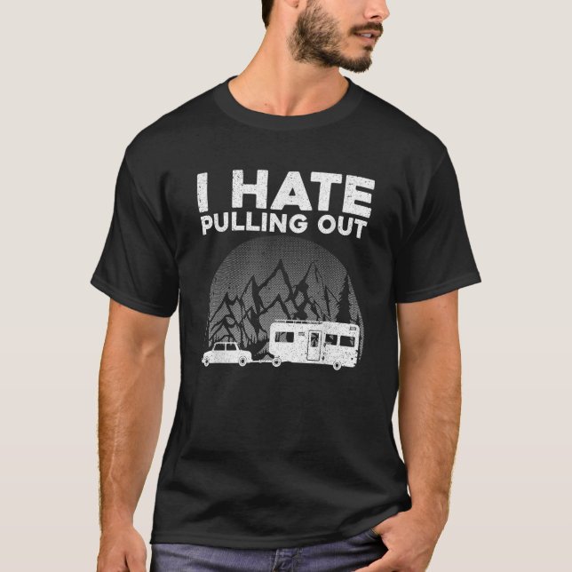 Funny Camping Art For Men Women Kids Camping Trail T-Shirt (Front)