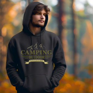 Funny camping camper sayings for campers hoodie