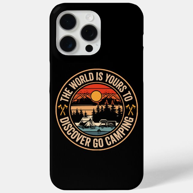 Funny Camping Campfire Smores Quote Case-Mate iPhone Case (Back)