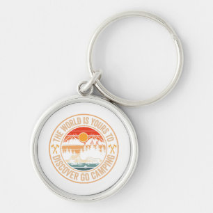 Funny Camping Campfire Smores Quote Key Ring