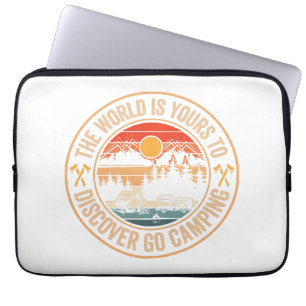 Funny Camping Campfire Smores Quote Laptop Sleeve