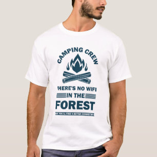Funny Camping Crew Family Outdoor Vacation T-Shirt