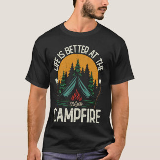 Funny Camping Crew Men Women Life Is Better At The T-Shirt