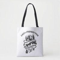 Funny camping crew slogan camper friends