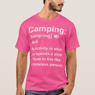 Funny Camping-Definition Camper Camp Outdoors Men T-Shirt