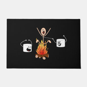 Funny Camping Doormat