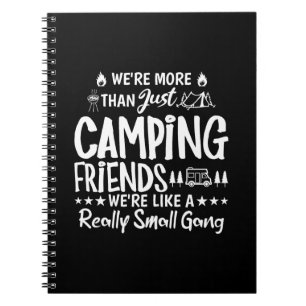 Funny Camping Friends Small Gang Gift Notebook