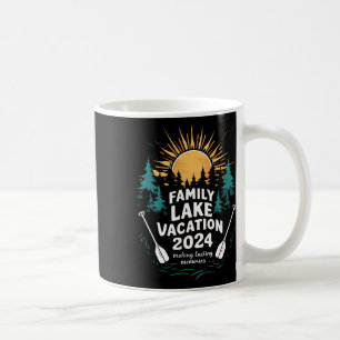 Funny Camping Hiking Cabin 2024 Family Lake Vacati Coffee Mug