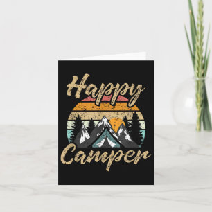 Funny Camping Hiking Lover Present Happy Camper Gi Card