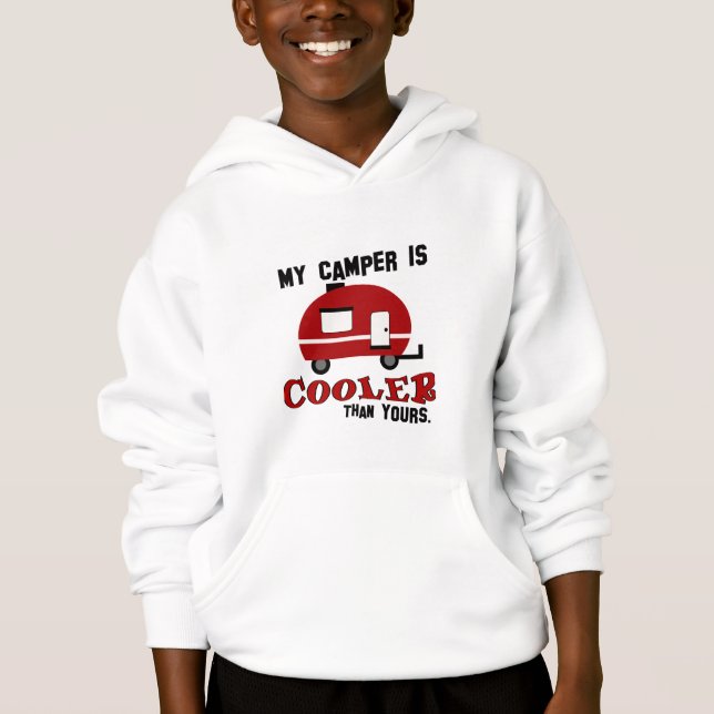 Funny Camping Kids Sweatshirt (Front)