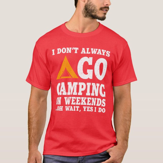Funny Camping Lover Design retro T-Shirt (Front)