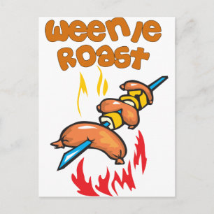 Funny Camping Postcard