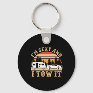 Funny Camping Rv Im Y And I Tow It Rv Camper  Key Ring