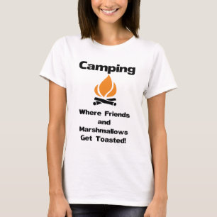 Funny Camping Saying with Marshmallows and Friends T-Shirt