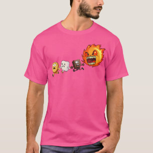 Funny Camping Smores Campfire Biscuit Chocolate Ma T-Shirt