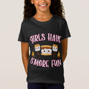 Funny Camping Smores Girls have Smore Fun Cute Kaw T-Shirt