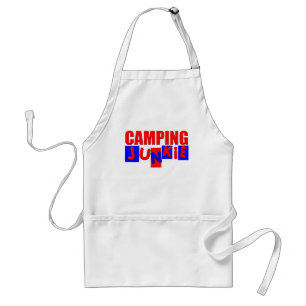 Funny Camping Standard Apron