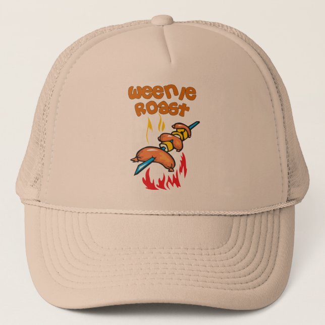 Funny Camping Trucker Hat (Front)