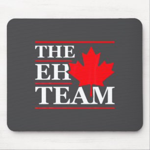 Funny Canada Eh Team Canadian Comedy Sarcasm Map Mouse Mat