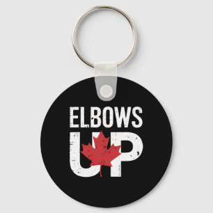 Funny Canada Meme Elbows Up  Key Ring