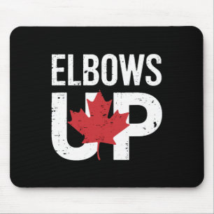 Funny Canada Meme Elbows Up Mouse Mat