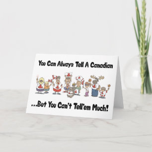 Funny Canadian Card