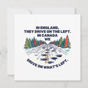 Funny Canadian Culture Card