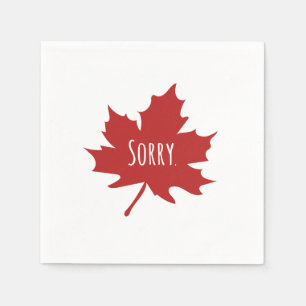 Funny Canadian Napkin