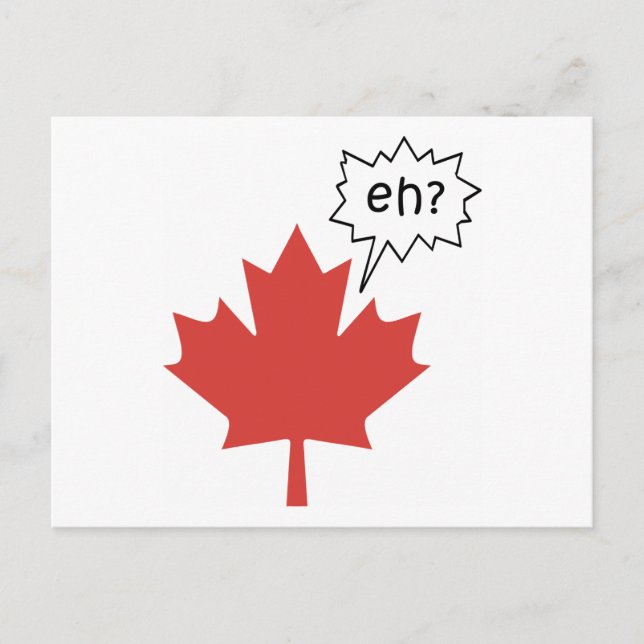 Funny Canadian Postcard (Front)