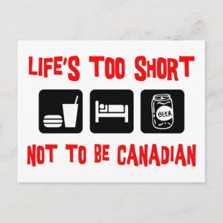 Funny  Canadian Postcard