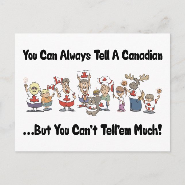 Funny Canadian Postcard (Front)